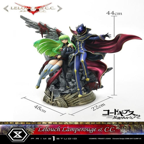 Code Geass: Lelouch of the Rebellion Concept Masterline Series Statue 1/6 Lelouch Lamperouge & C.C. 44 cm