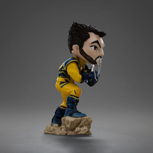 Deadpool & Wolverine Mini Co. PVC Figur Deadpool and Wolverine set Unmasked 14 cm