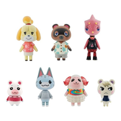 Animal Crossing: New Horizons Minifiguren 5 cm Flocked Doll Sortiment (8)