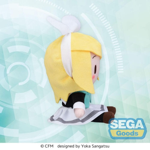 Character Vocal Series 02: Kagamine Rin/Len peluche Fuwa Petit Mini Kagamine Rin Uniform Ver. (EX) 16 cm