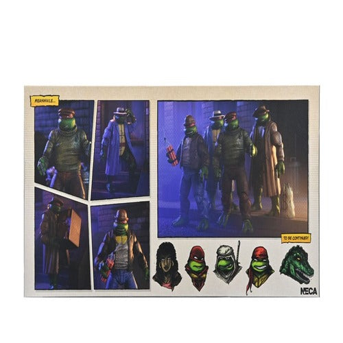 Tortues Ninja Pack de 4 figurines Gangster Turtles 18 cm
