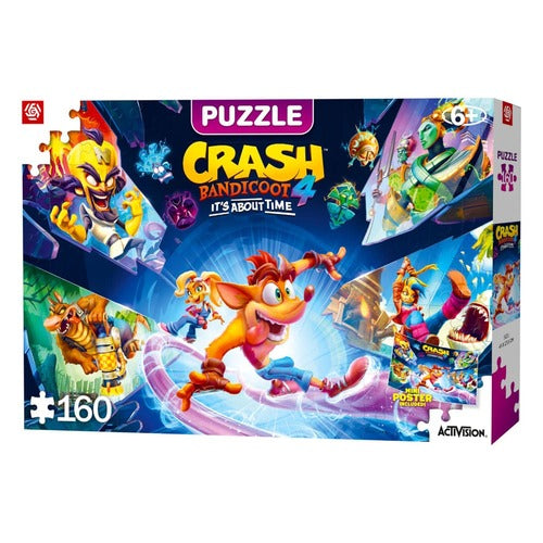 Crash Bandicoot 4 puzzle Kids It's About Time (160 pièces)