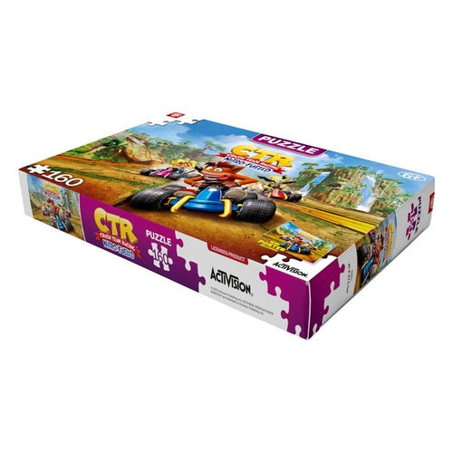 Crash Bandicoot puzzle Kids Team Racing Nitro-Fueled (160 pièces)