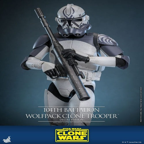 Star Wars The Clone Wars figurine 1/6 104th Battalion Wolfpack Clone Trooper Deluxe Version 30 cm