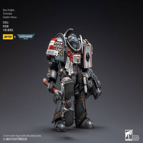 Warhammer 40k figurine 1/18 Grey Knights Terminator Caddon Vibova 13 cm