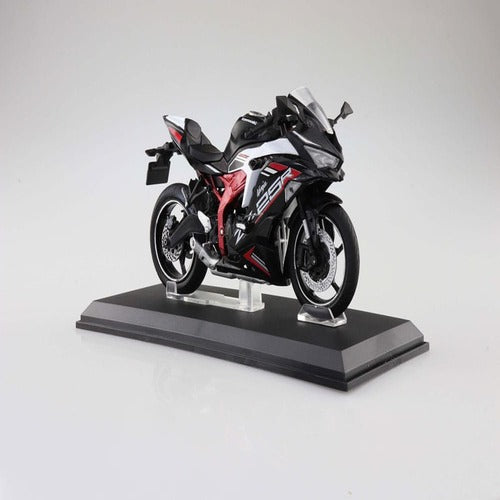 Diecast Bike Series réplique 1/12 Kawasaki Ninja ZX-25R Metallic Spark Black×Peal Flat Stardust White 16 cm