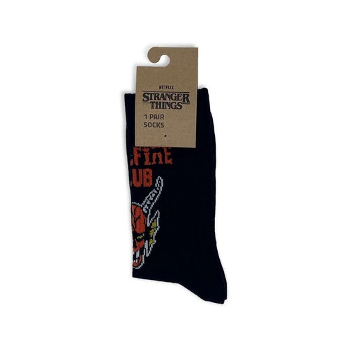 Stranger Things chaussettes Hellfire Club Small