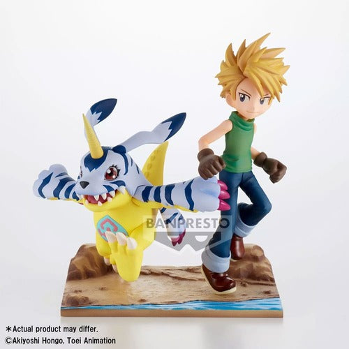 Digimon statuette PVC DXF Adventure Archives Yamato & Gabumon 15 cm