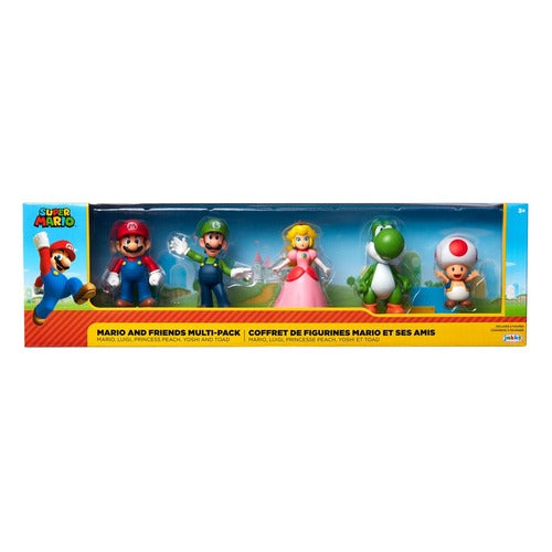 World of Nintendo Super Mario & Friends Figuren 5er-Boxset Exclusive