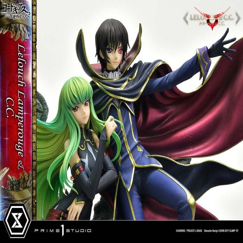 Code Geass: Lelouch of the Rebellion Concept Masterline Series Statue 1/6 Lelouch Lamperouge & C.C. 44 cm