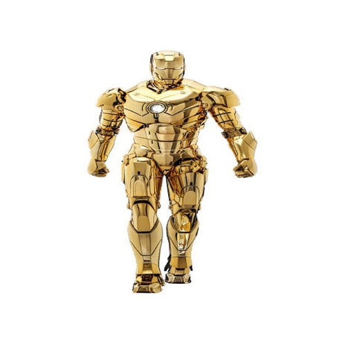 Iron Man figurine Movie Masterpiece Diecast 1/6 Iron Man Mark III (Gold Color Version)  Hot Toys Exclusive 33 cm