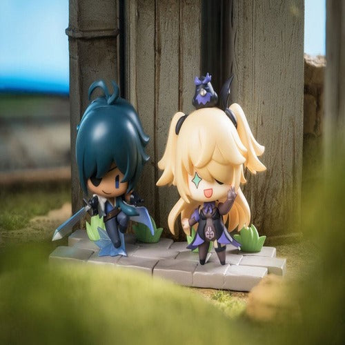 Genshin Impact Battle Scene Series pack 6 trading figures Mondstadt Edition 5 cm