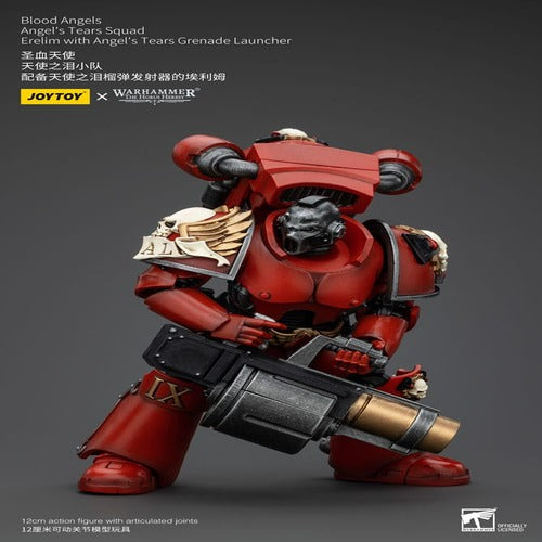 Warhammer The Horus Heresy figurine 1/18 Blood Angels Angel's Tears Squad Erelim with Angel's Tears Grenade Launcher 12 cm