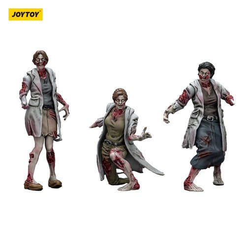 Zombie pack 3 figurines Dark Source Medics 8 cm