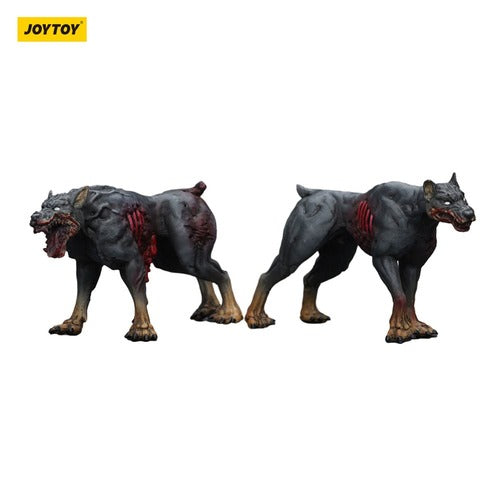 Zombie pack 2 figurines Dark Source Police Dogs 8 cm