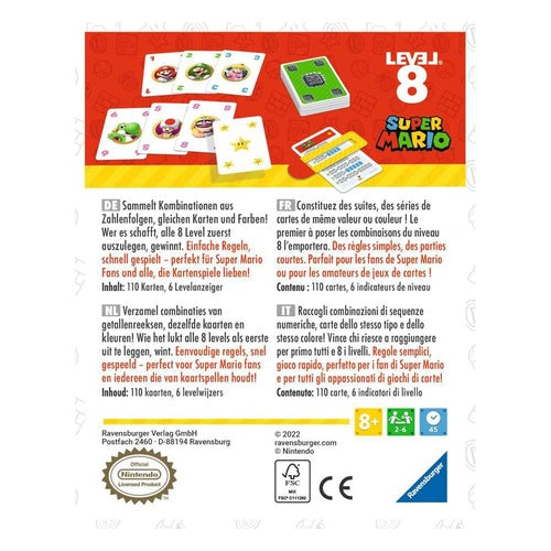 Super Mario jeu de cartes Level 8