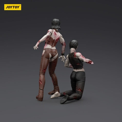 Zombie pack 2 figurines Dark Source Female wrestlers 8 cm