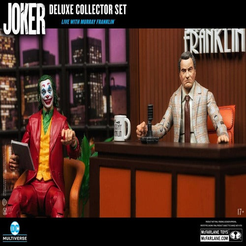 Joker DC Multiverse (Joker Movie) figurine Deluxe Colllector The Joker (Live with Murray Franklin) Limited Edition 18 cm