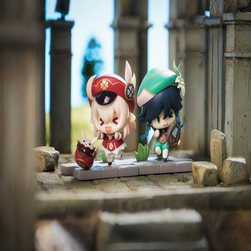 Genshin Impact Battle Scene Series pack 6 trading figures Mondstadt Edition 5 cm