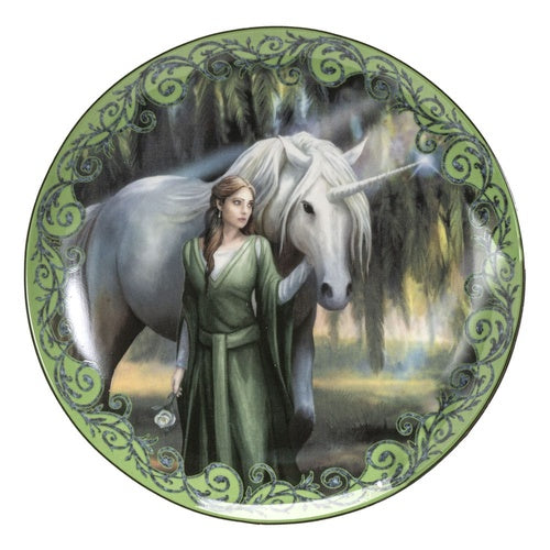 Anne Stokes Teller 4er-Pack Unicorn and Maiden