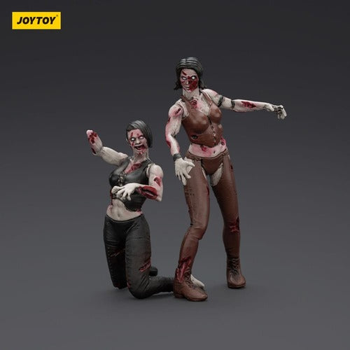Zombie pack 2 figurines Dark Source Female wrestlers 8 cm