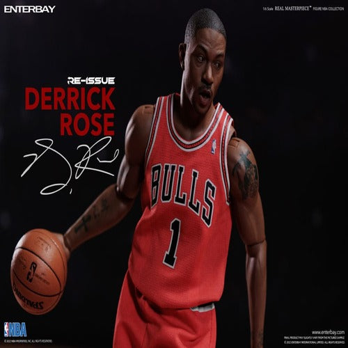 NBA Collection figurine Real Masterpiece 1/6 Derrick Rose Limited Retro Edition 30 cm