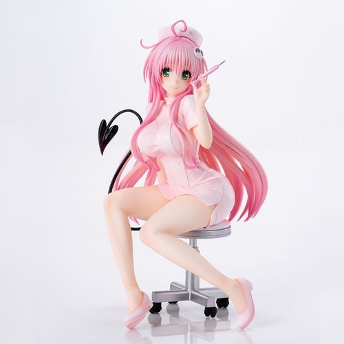 To Love-Ru Darkness statuette PVC Lara Satalin Deviluke Nurse Cos 26 cm