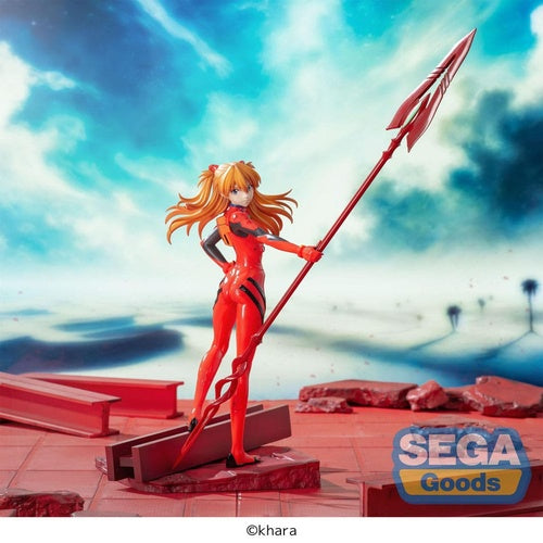 Evangelion: 3.0+1.0 Thrice Upon a Time statuette Luminasta PVC Asuka Shikinami Langley x Spear of Longinus 20 cm