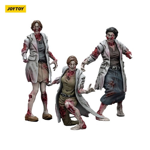Zombie pack 3 figurines Dark Source Medics 8 cm