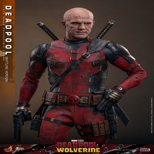 Deadpool & Wolverine Movie Masterpiece Actionfigur 1/6 Deadpool (Battling Version) 31 cm