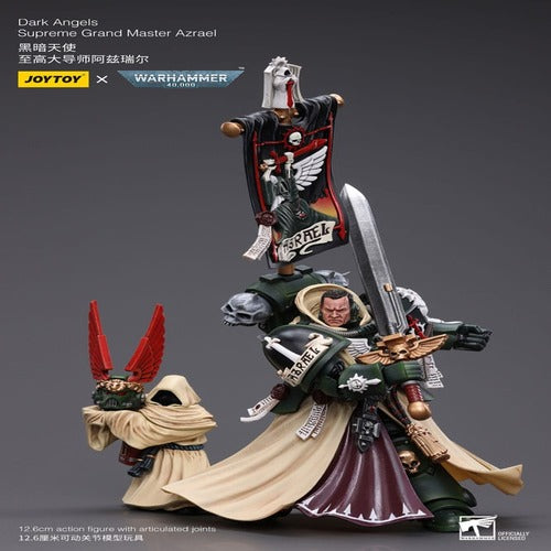 Warhammer 40k figurine 1/18 Dark Angels Supreme Grand Master Azrael 13 cm