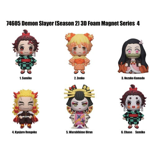 Demon Slayer blind pack aimants Series 4 Display (12)