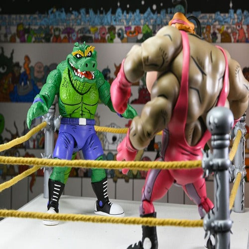 Tortues Ninja (Archie Comics) figurine Stump Wrestling Leatherhead 18 cm