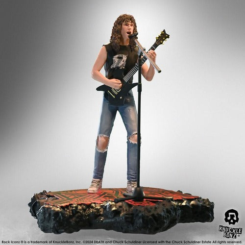 Death statuette Rock Iconz Chuck Schuldiner II 22 cm