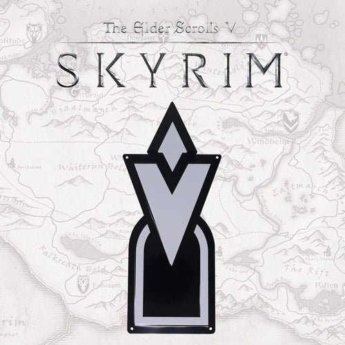Elder Scrolls Skyrim panneau métal Skyrim Quest Marker