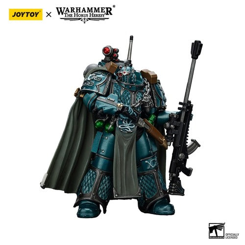 Warhammer The Horus Heresy figurine Alpha Legion Exodus The One who is Many With Sniper Rifle And Power Dagger 20 cm