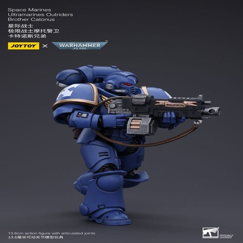 Warhammer 40k figurine 1/18 Space Marines Ultramarines Outriders Brother Catonus 14 cm