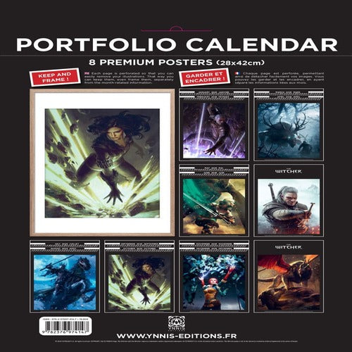 The Witcher Portfolio calendrier 2025 *ANGLAIS*