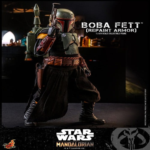 Star Wars: The Mandalorian figurine 1/6 Boba Fett Repaint Armor Special Edition 30 cm