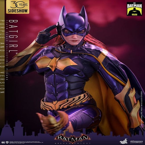 Batman Arkham Knight figurine Videogame Masterpiece 1/6 Batgirl (Purple and Gold Version) Exclusive 30 cm