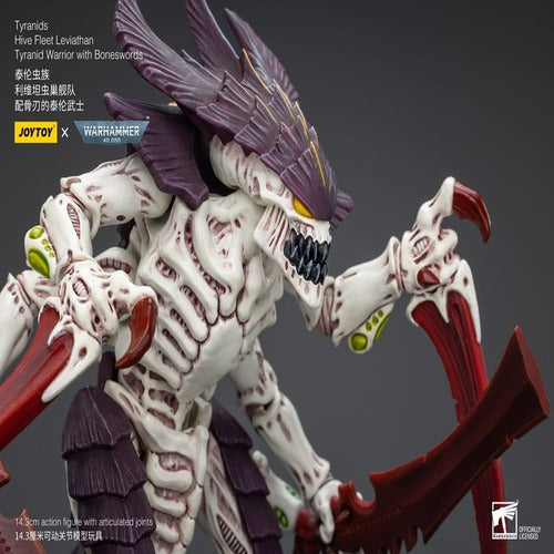 Warhammer 40k figurine 1/18 Tyranids Hive Fleet Leviathan Tyranid Warrior with Boneswords 12 cm