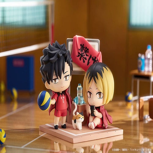 Haikyu!! Minifiguren Qset 2er-Pack Tetsuro Kuroo & Kenma Kozume 9 cm