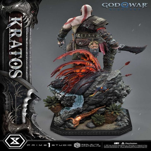 God of War: Ragnarok Real Elite Masterline Series Statue 1/3 Kratos 95 cm