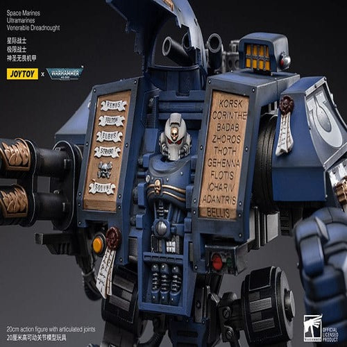Warhammer 40k figurine 1/18 Space Marines Ultramarines Venerable Dreadnought 19 cm