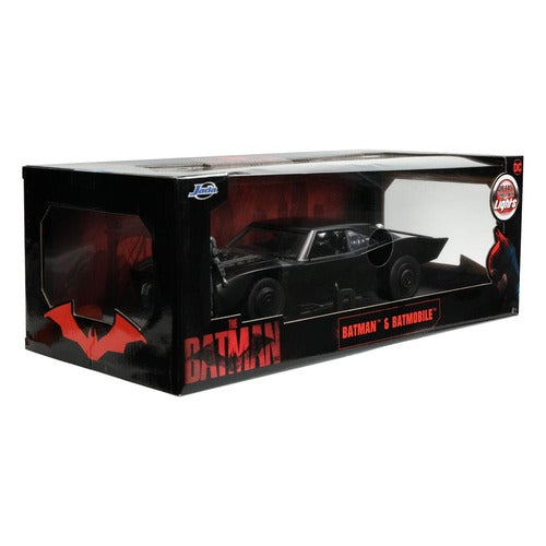 Batman 2022 1/18 Hollywood Rides 2022 Batmobile métal avec figurine