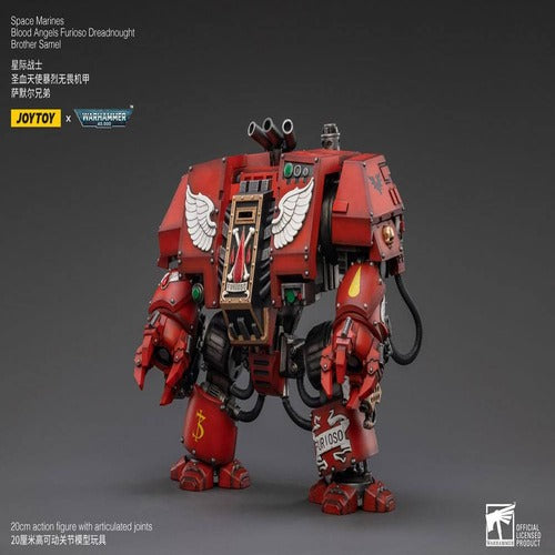 Warhammer 40k figurine 1/18 Blood Angels Furioso Dreadnought Brother Samel 20 cm
