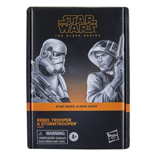 Star Wars Episode IV Black Series pack 2 figurines Rebel Trooper & Stormtrooper 15 cm