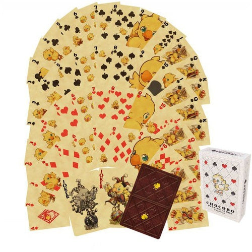 Chocobo jeu de cartes à jouer