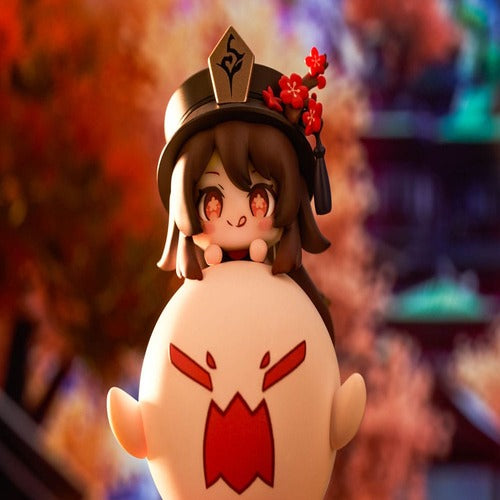Genshin Impact statuette PVC Hu Tao Chibi Chara Yurayura Stand Ver. (re-run) 10 cm