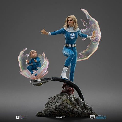 Fantastic Four statuette 1/10 Art Scale Invisible Woman and Franklin 28 cm